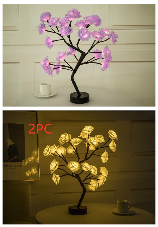 Rose Flower LED Table Lamp