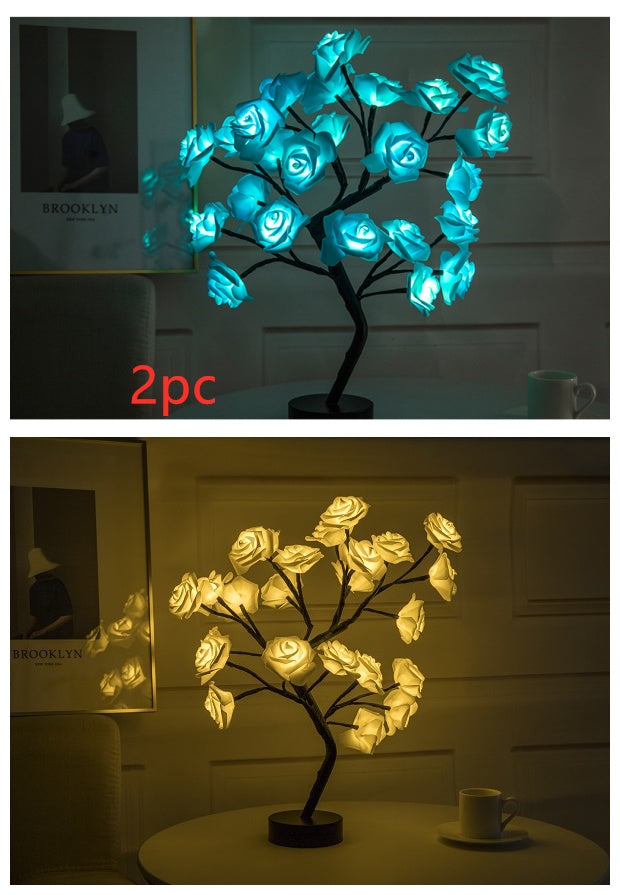 Rose Flower LED Table Lamp