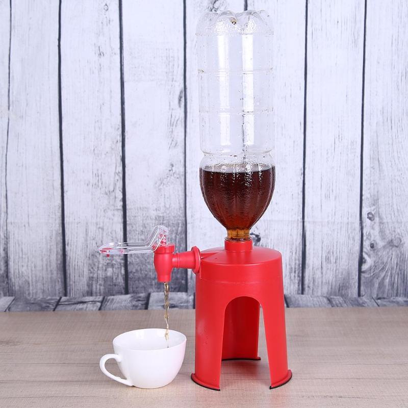 Upside Down Beverage Dispenser for Bottles