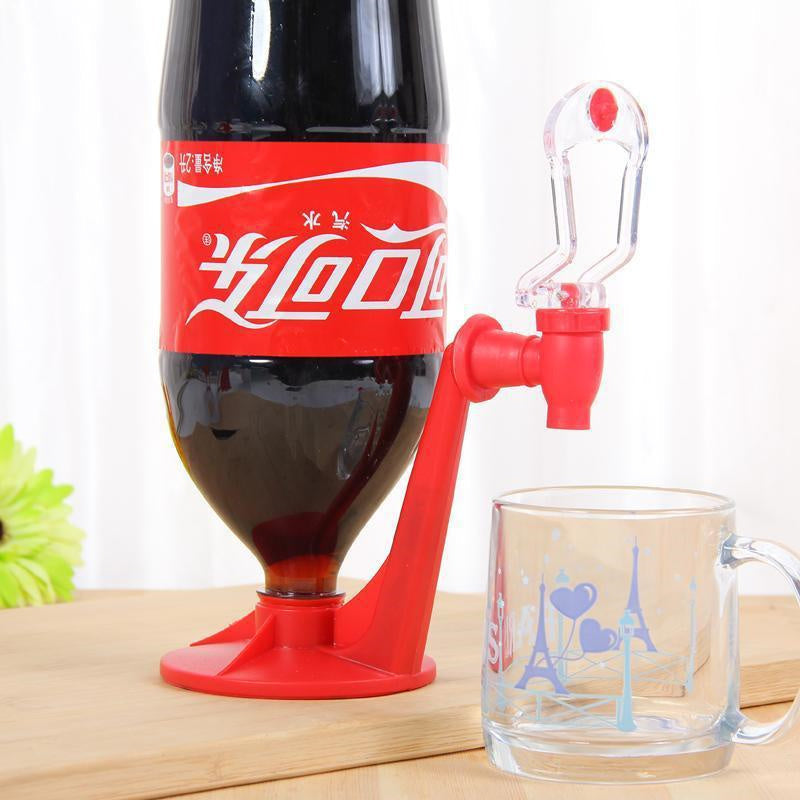Upside Down Beverage Dispenser for Bottles