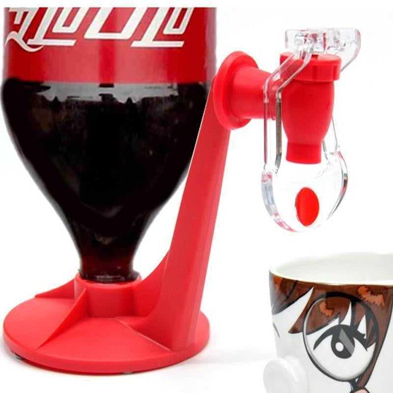 Upside Down Beverage Dispenser for Bottles