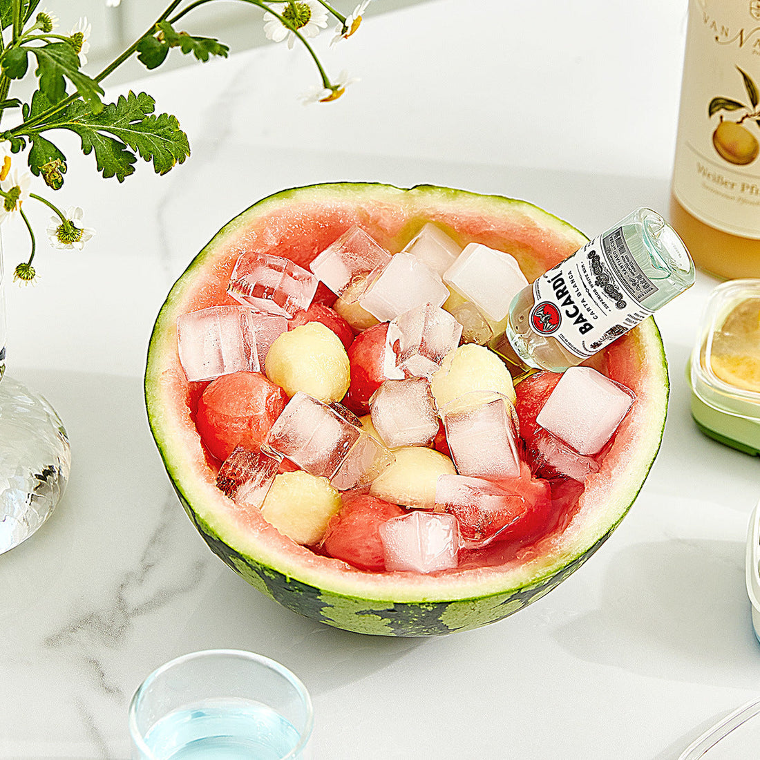 Silicone Ice Cube Mould With DIY Lid