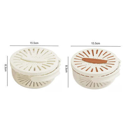 Fruit Drain Basket With Lid Vegetable Washing Bowl