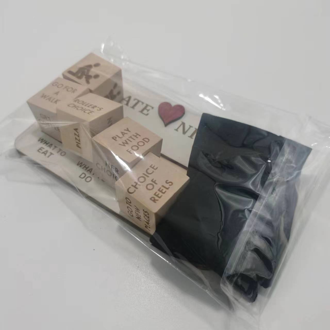 Wooden Date Night Dice