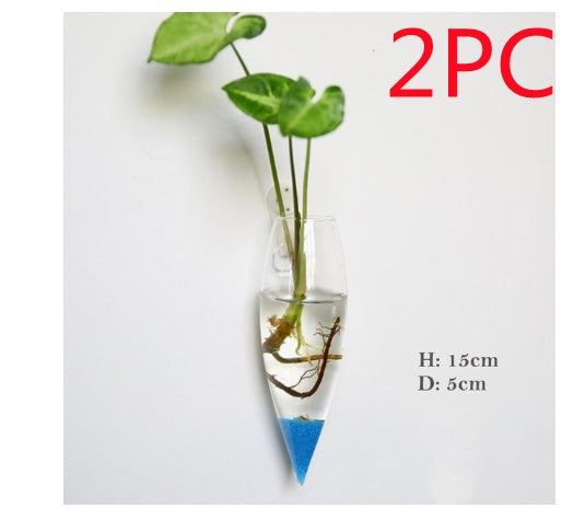 Fashion Wall Hanging Glass Flower Vase