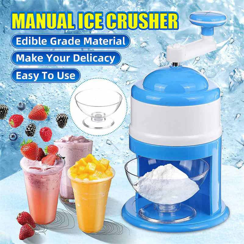Portable Manual Ice Crushers Hand Crank Ice Shaver