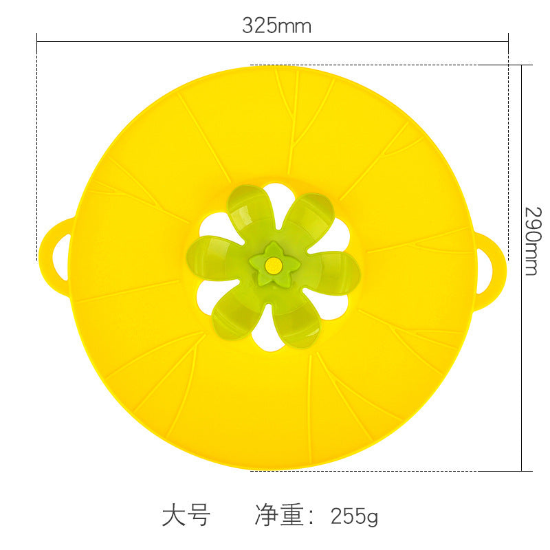 Kitchen Gadget Silicone Spill-Proof Pot Utensil Cover