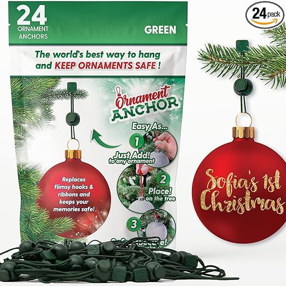 ORNAMENT ANCHOR Ornament Hooks for Hanging Christmas Decorations