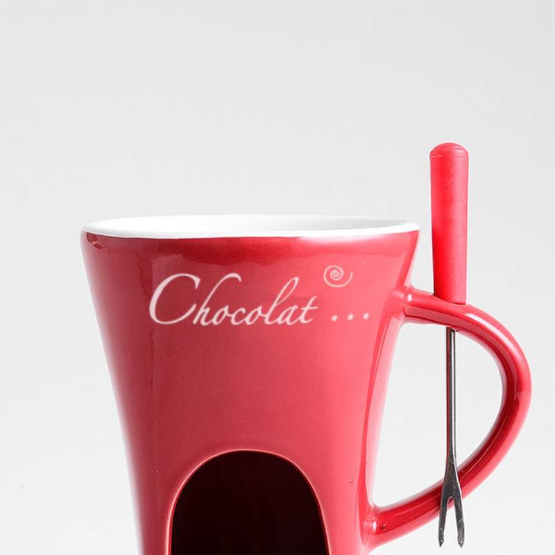 Mini Fondue Mug Set – Chocolate, Cheese & Butter Warmer