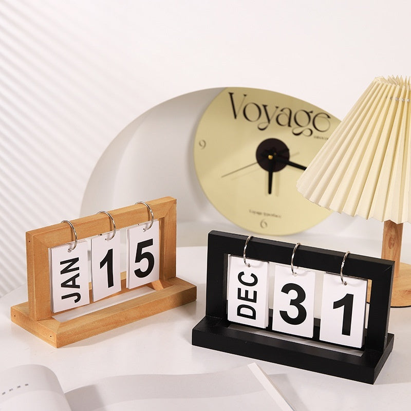 Creative Wooden DIY Wooden Desk Calendar