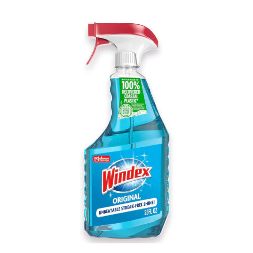 Windex Glass and Window Cleaner Spray Bottle, 23 Fl Oz