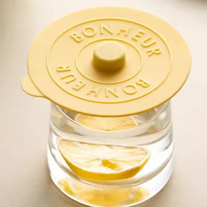 Silicone Glass Cup Cover Round Dustproof Lid