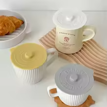 Silicone Glass Cup Cover Round Dustproof Lid