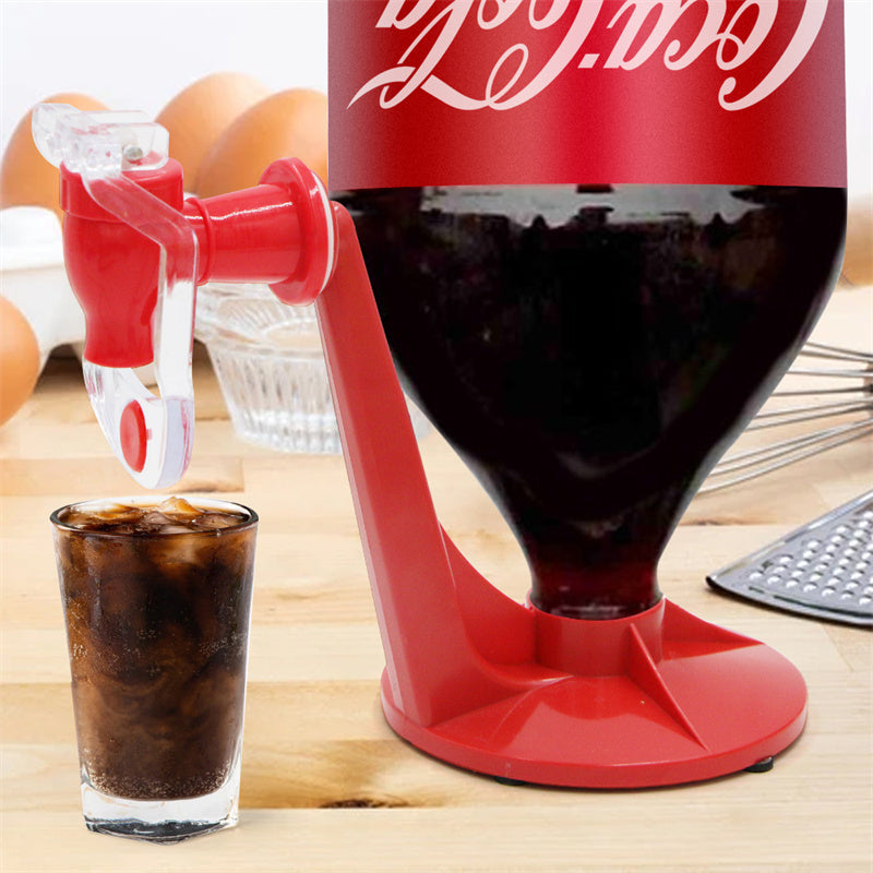 Upside Down Beverage Dispenser for Bottles