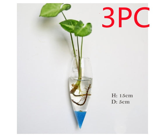 Fashion Wall Hanging Glass Flower Vase